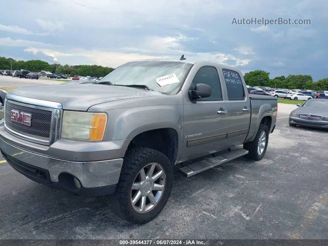 2007 Gmc Sierra 1500 Sle1 Gray vin: 2GTEC13C871529624