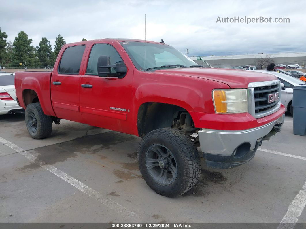 2008 Gmc Sierra 1500 Sle1 Red vin: 2GTEC13J081167160