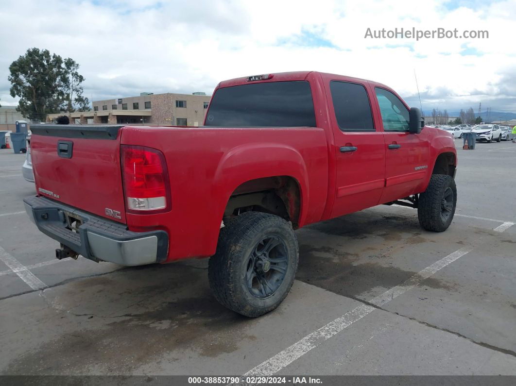 2008 Gmc Sierra 1500 Sle1 Red vin: 2GTEC13J081167160