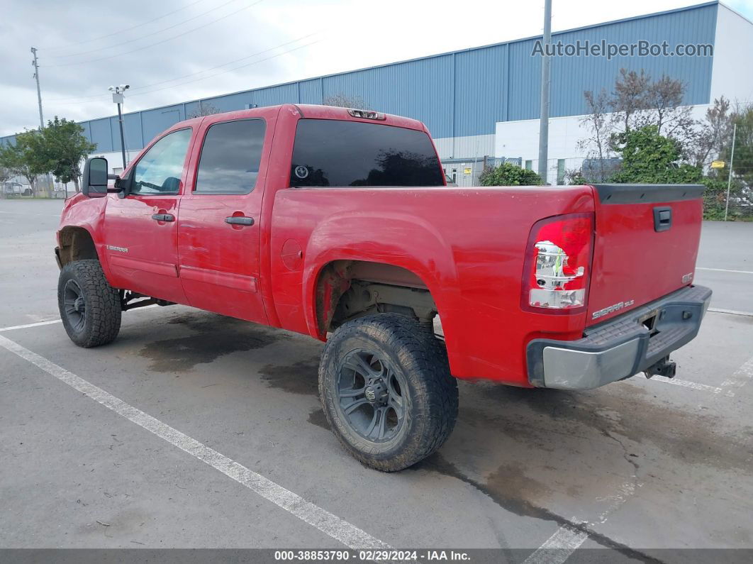 2008 Gmc Sierra 1500 Sle1 Red vin: 2GTEC13J081167160