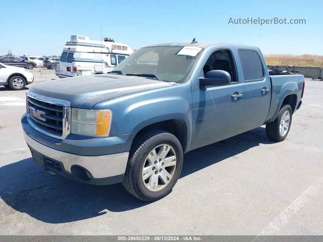 2007 Gmc Sierra 1500 Sle1 Blue vin: 2GTEC13J171661333