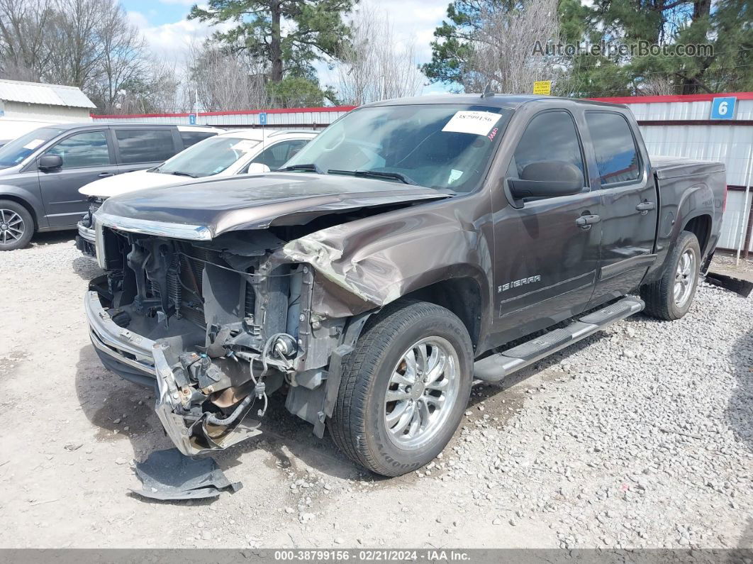 2007 Gmc Sierra 1500 Sle2 Gray vin: 2GTEC13J171727752