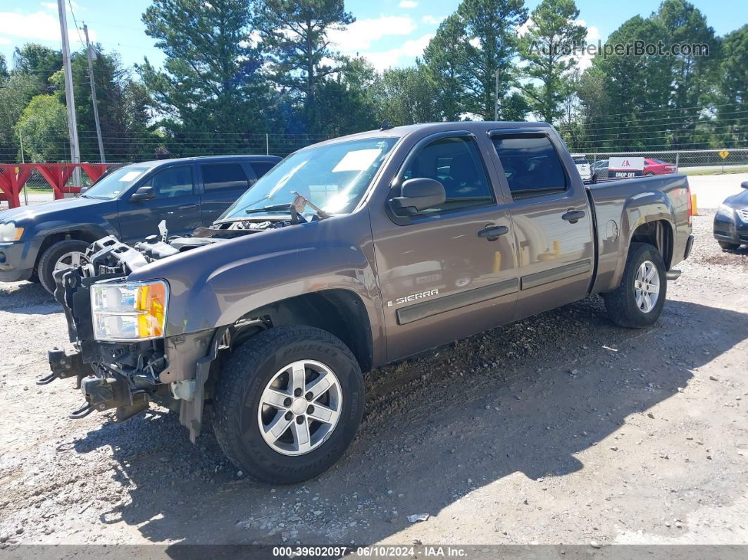 2007 Gmc Sierra 1500 Sle1 Brown vin: 2GTEC13J371648602