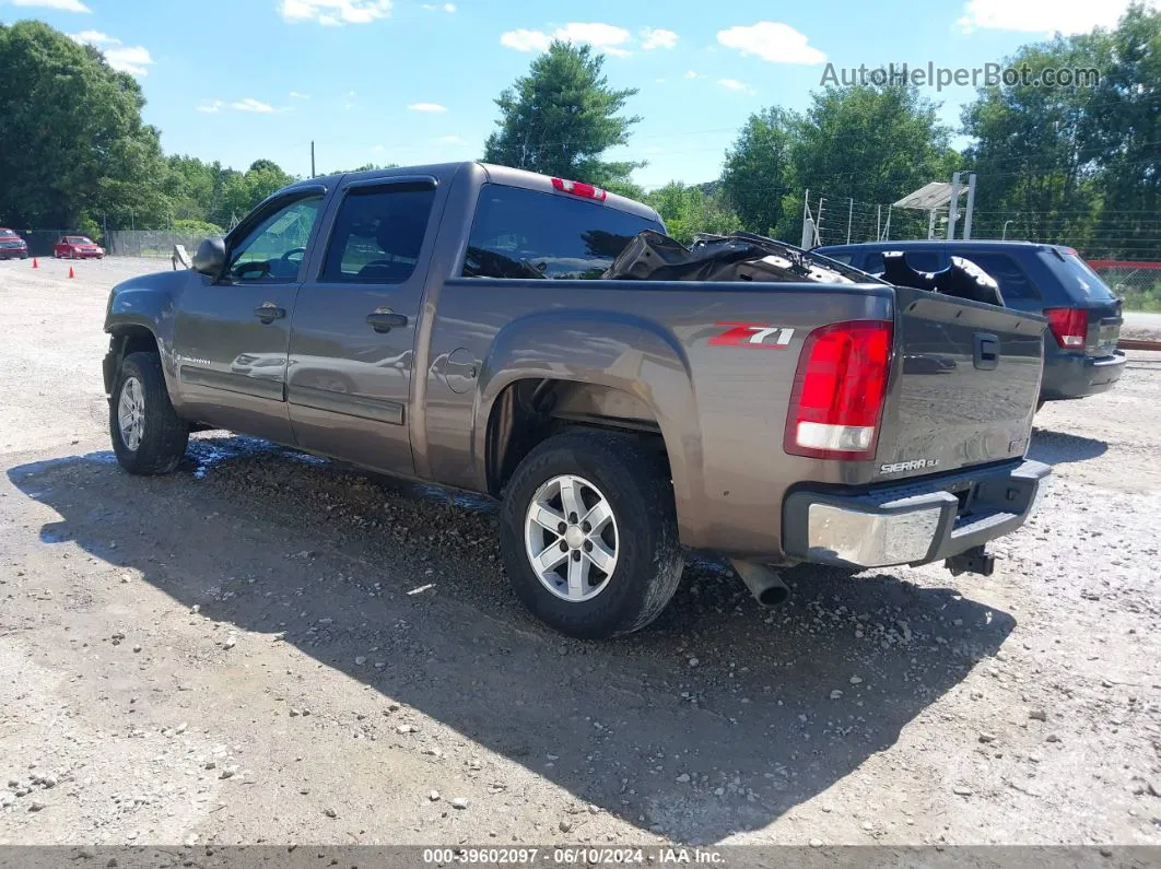 2007 Gmc Sierra 1500 Sle1 Brown vin: 2GTEC13J371648602