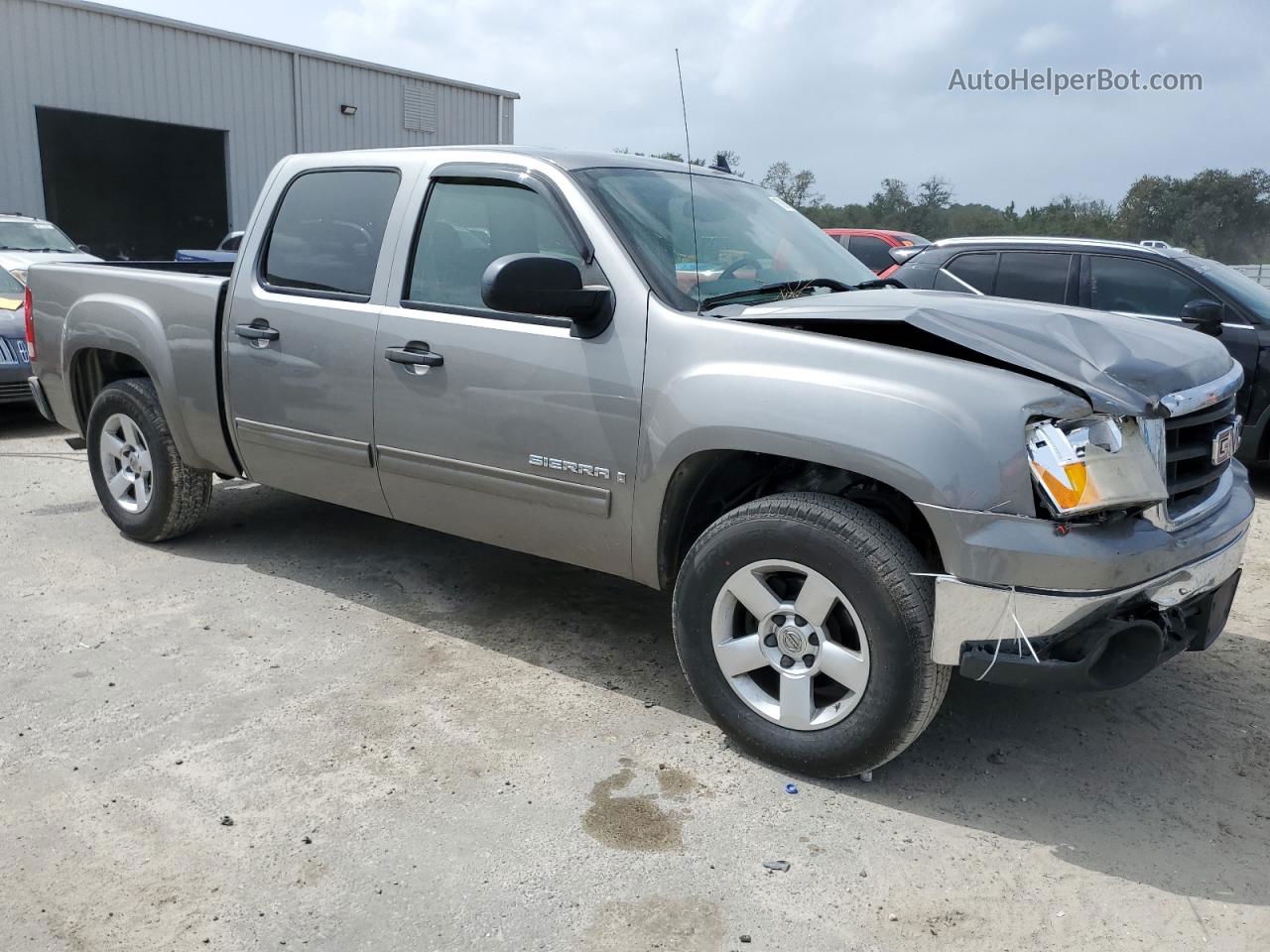 2008 Gmc Sierra C1500 Серый vin: 2GTEC13J581102921