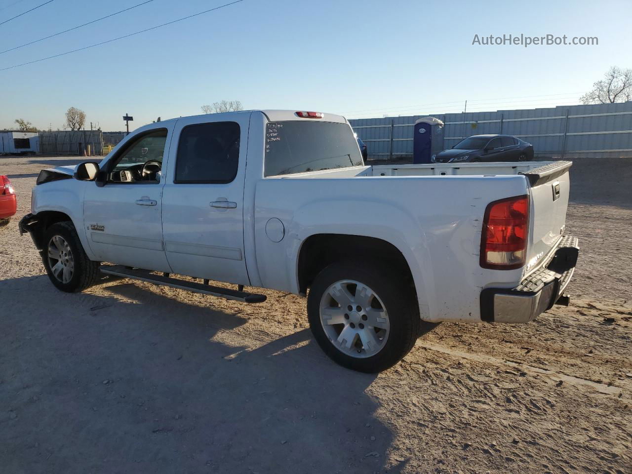 2008 Gmc Sierra C1500 White vin: 2GTEC13J981336494