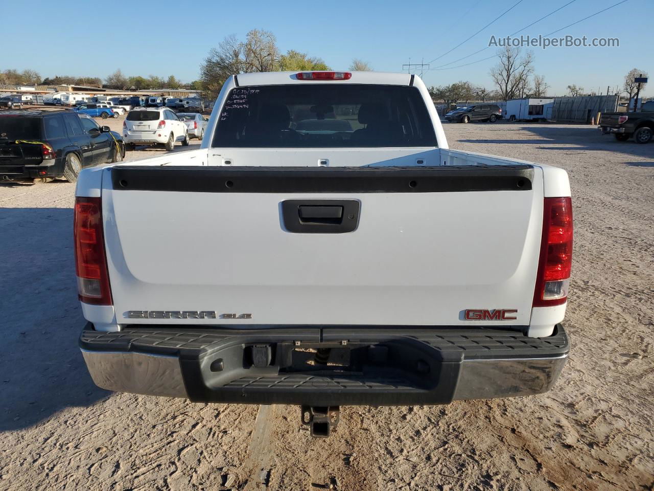 2008 Gmc Sierra C1500 White vin: 2GTEC13J981336494