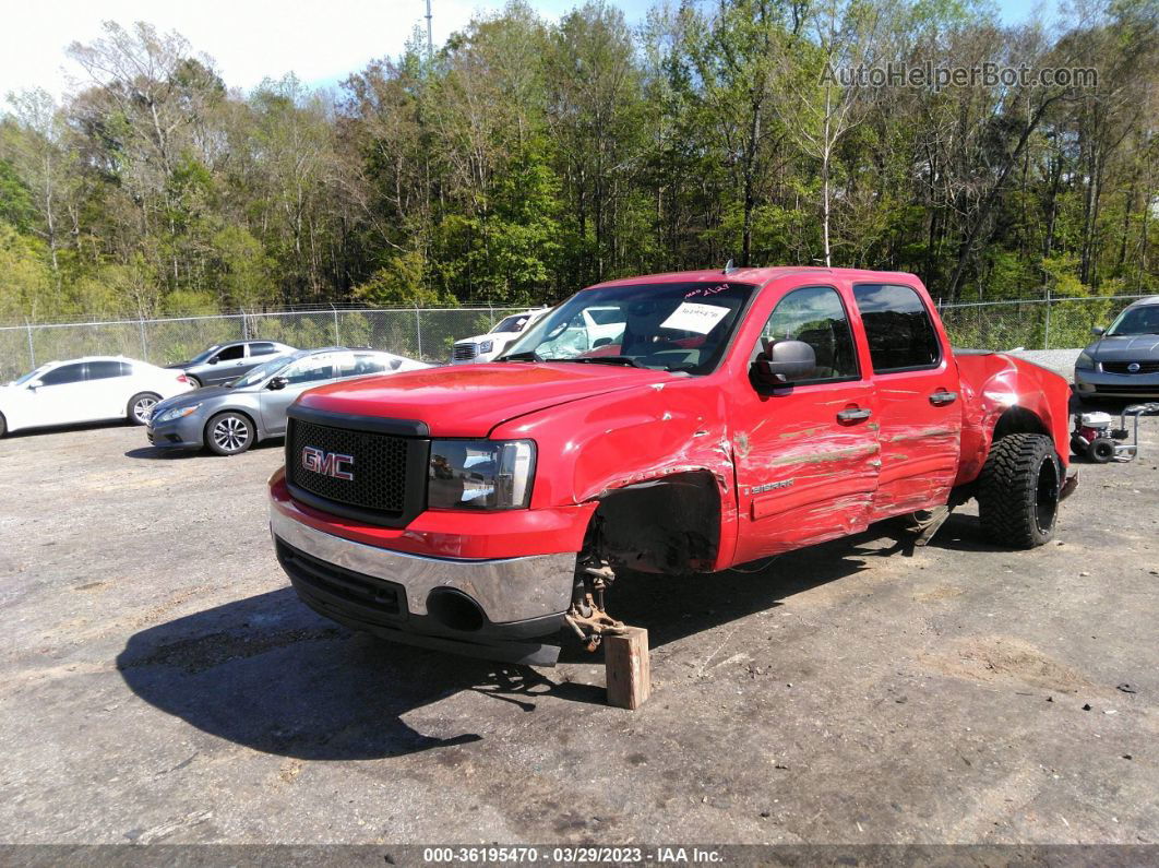 2008 Gmc Sierra 1500 Sle1 Red vin: 2GTEC13J981338231