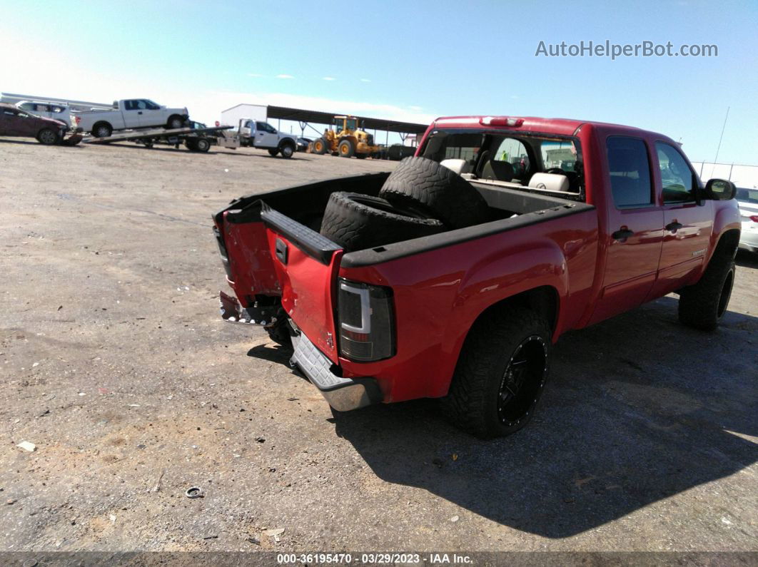 2008 Gmc Sierra 1500 Sle1 Red vin: 2GTEC13J981338231