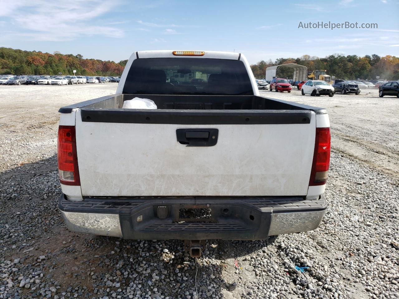 2008 Gmc Sierra C1500 White vin: 2GTEC13JX81225579