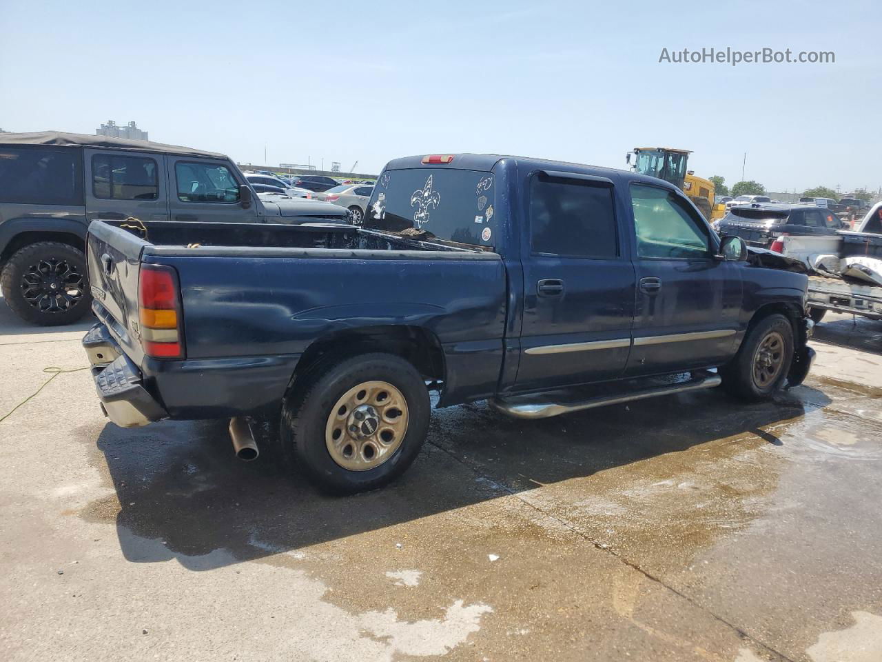 2007 Gmc New Sierra C1500 Classic Синий vin: 2GTEC13V071139103