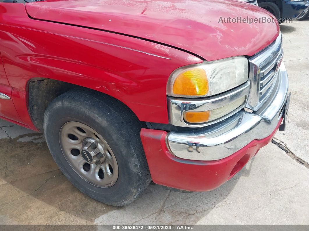 2007 Gmc Sierra 1500 Classic Sl Red vin: 2GTEC13V371179904