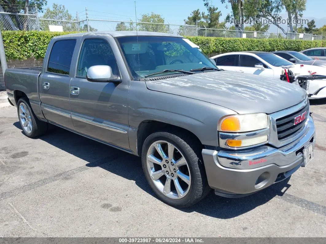 2007 Gmc Sierra 1500 Classic Sl Gray vin: 2GTEC13V671161719