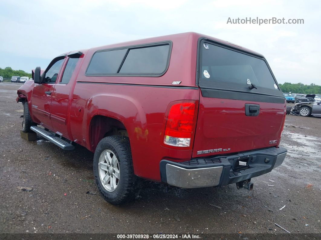 2007 Gmc Sierra 1500 Sle1 Темно-бордовый vin: 2GTEC19C671575489