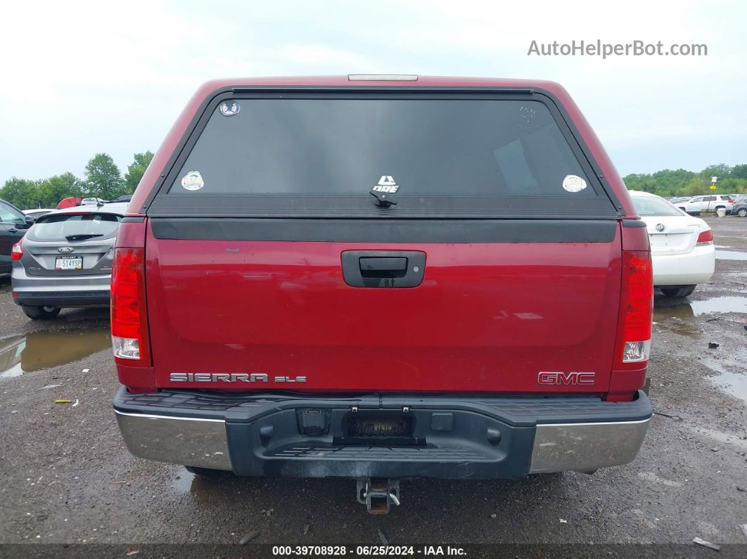 2007 Gmc Sierra 1500 Sle1 Maroon vin: 2GTEC19C671575489