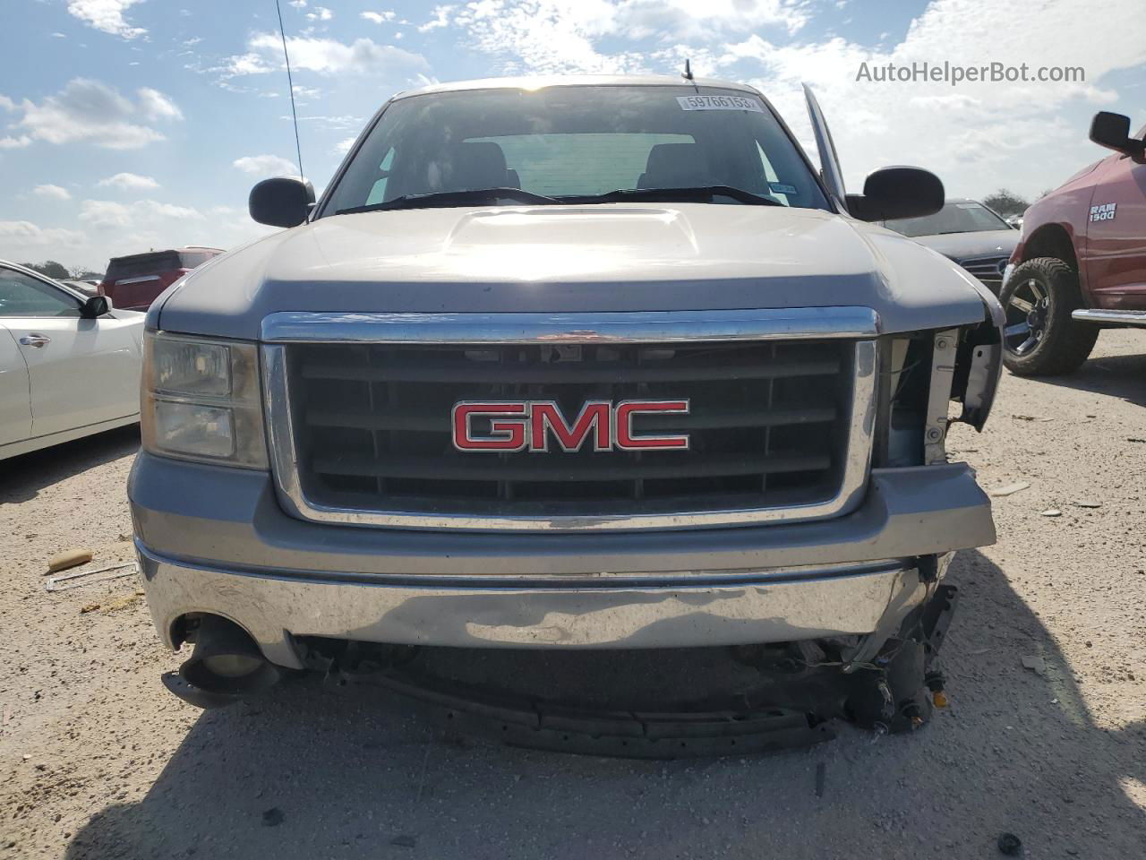 2008 Gmc Sierra C1500 Silver vin: 2GTEC19J481204007