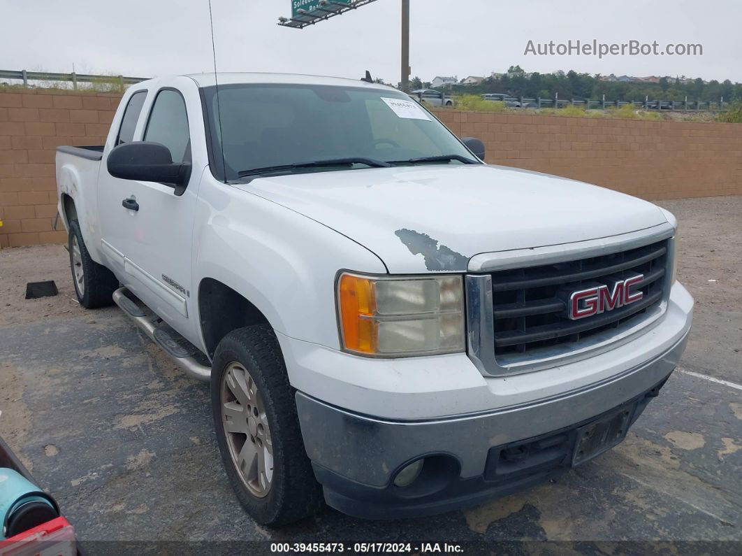 2007 Gmc Sierra 1500 Sle1 White vin: 2GTEC19J671667233