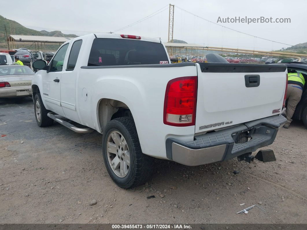 2007 Gmc Sierra 1500 Sle1 White vin: 2GTEC19J671667233