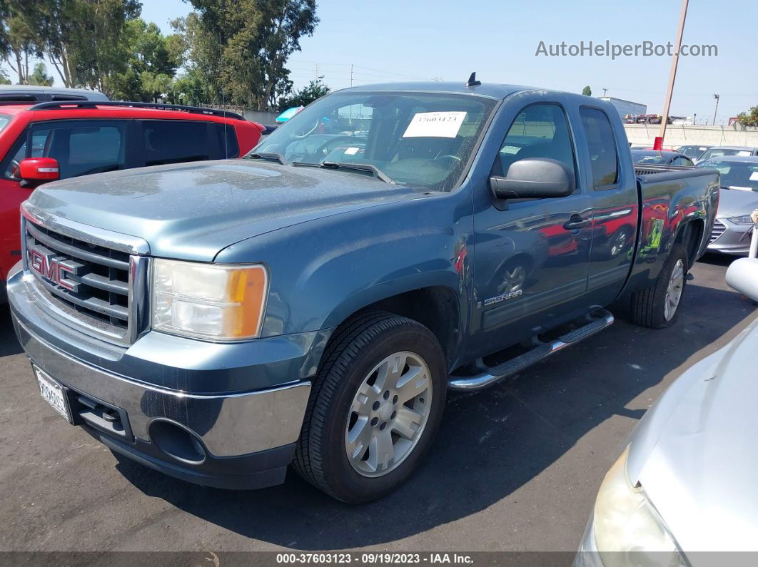 2007 Gmc Sierra 1500 Sle2 Синий vin: 2GTEC19J671700781