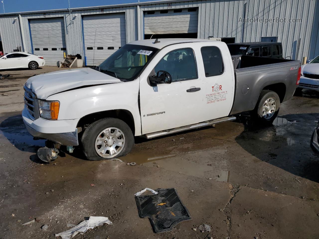 2008 Gmc Sierra C1500 Gray vin: 2GTEC19J881254070