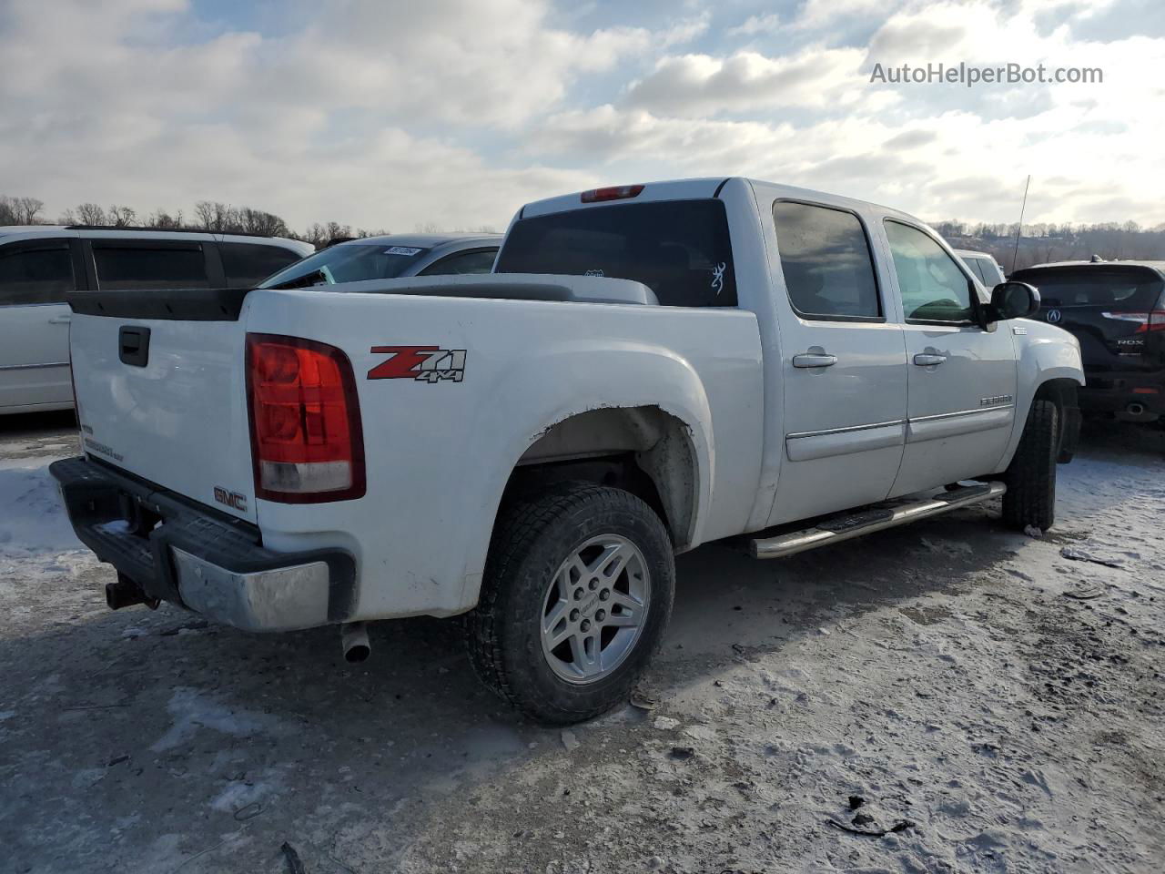 2008 Gmc Sierra K1500 White vin: 2GTEK133281318326