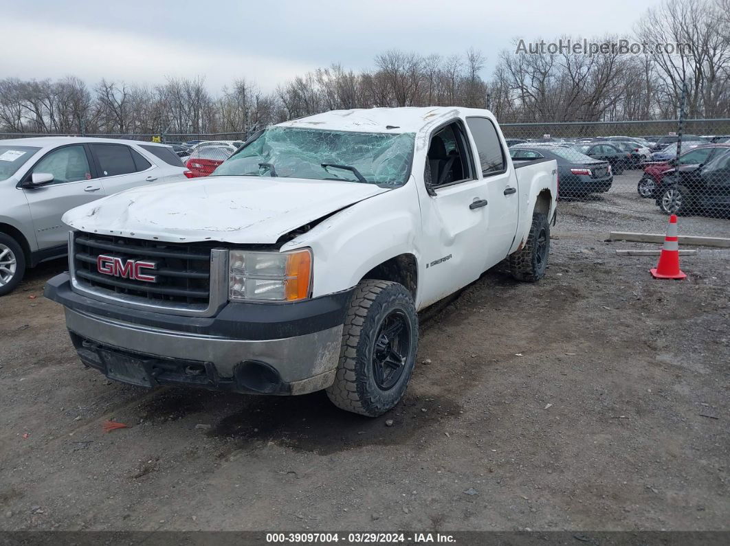 2008 Gmc Sierra 1500 Work Truck White vin: 2GTEK133581234551