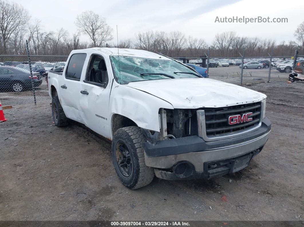 2008 Gmc Sierra 1500 Work Truck White vin: 2GTEK133581234551