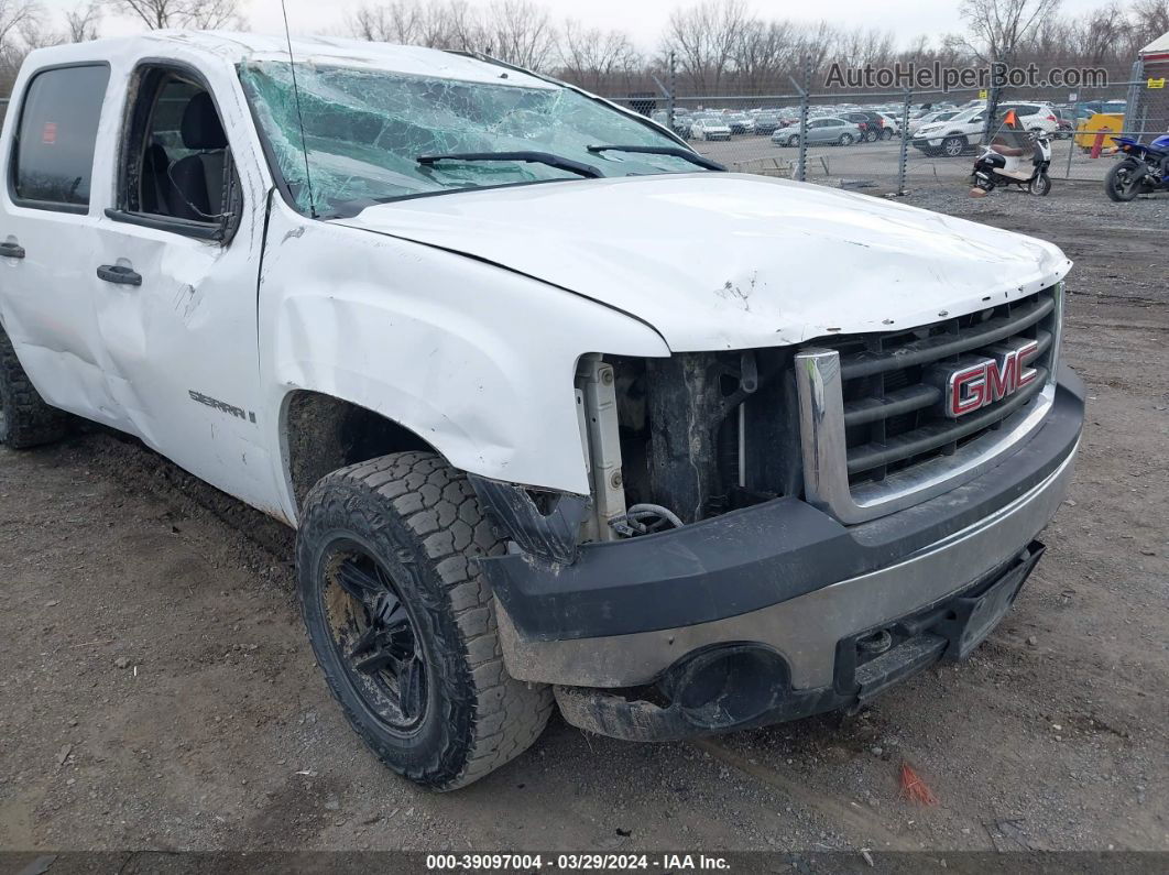 2008 Gmc Sierra 1500 Work Truck White vin: 2GTEK133581234551