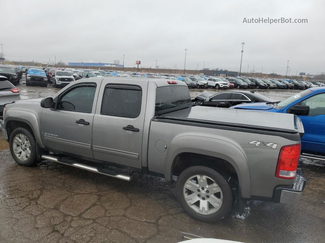 2008 Gmc Sierra K1500 Gray vin: 2GTEK133681335680