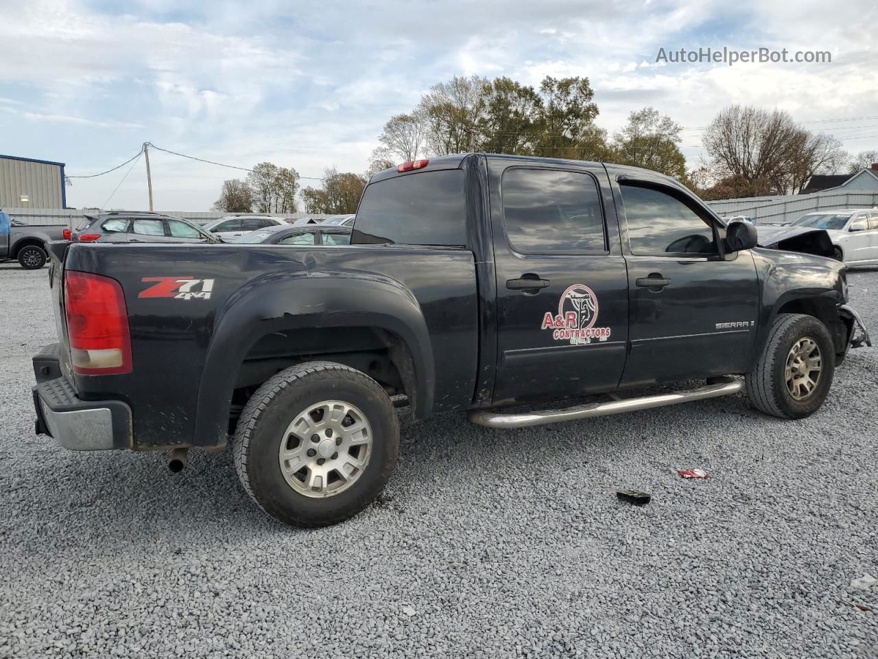 2008 Gmc Sierra K1500 Black vin: 2GTEK133781159075