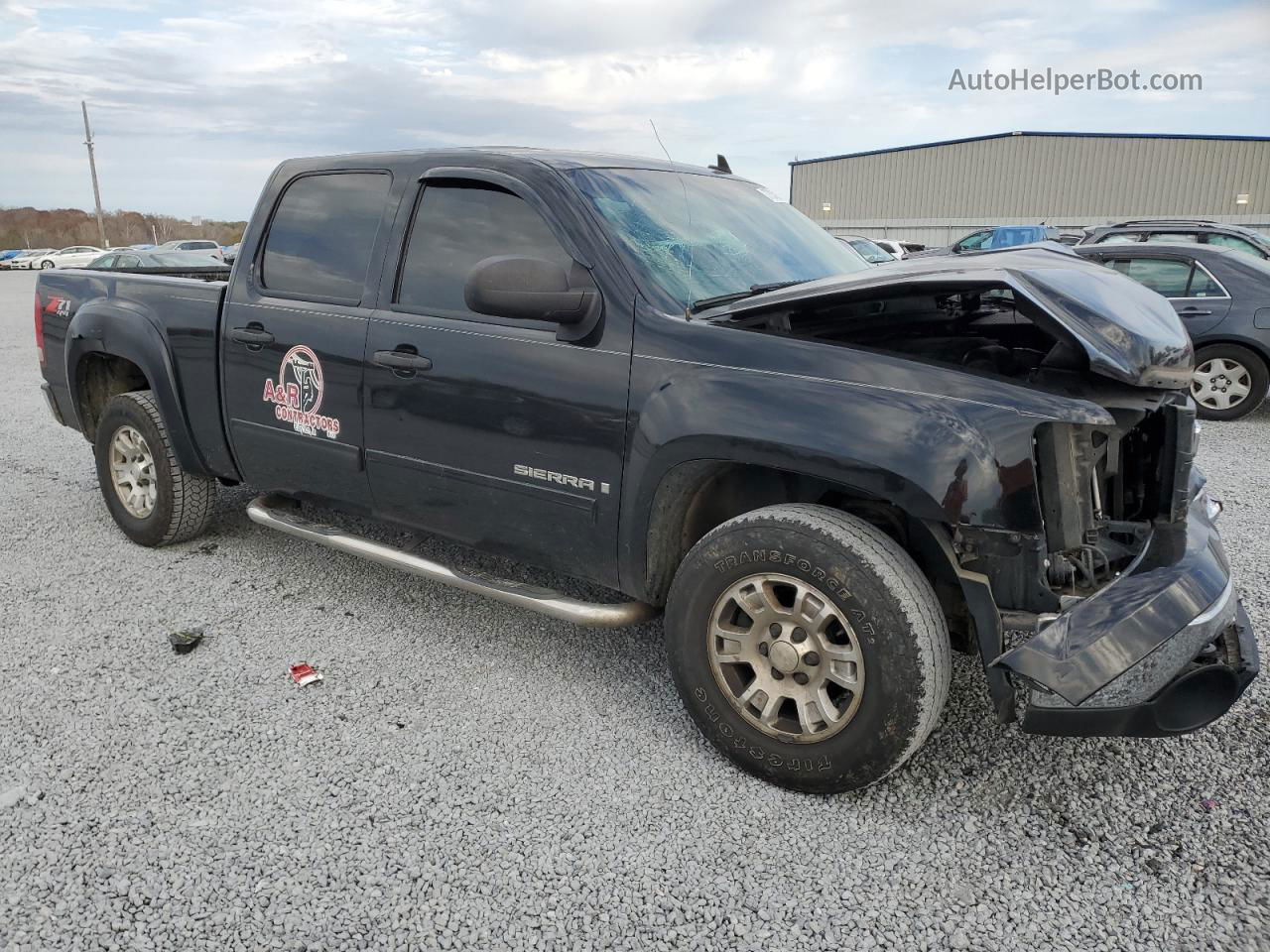 2008 Gmc Sierra K1500 Black vin: 2GTEK133781159075