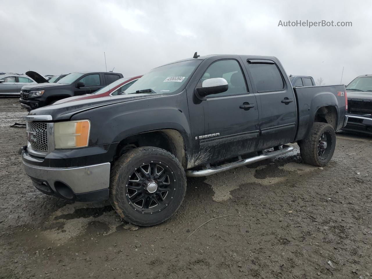 2008 Gmc Sierra K1500 Black vin: 2GTEK133981283039