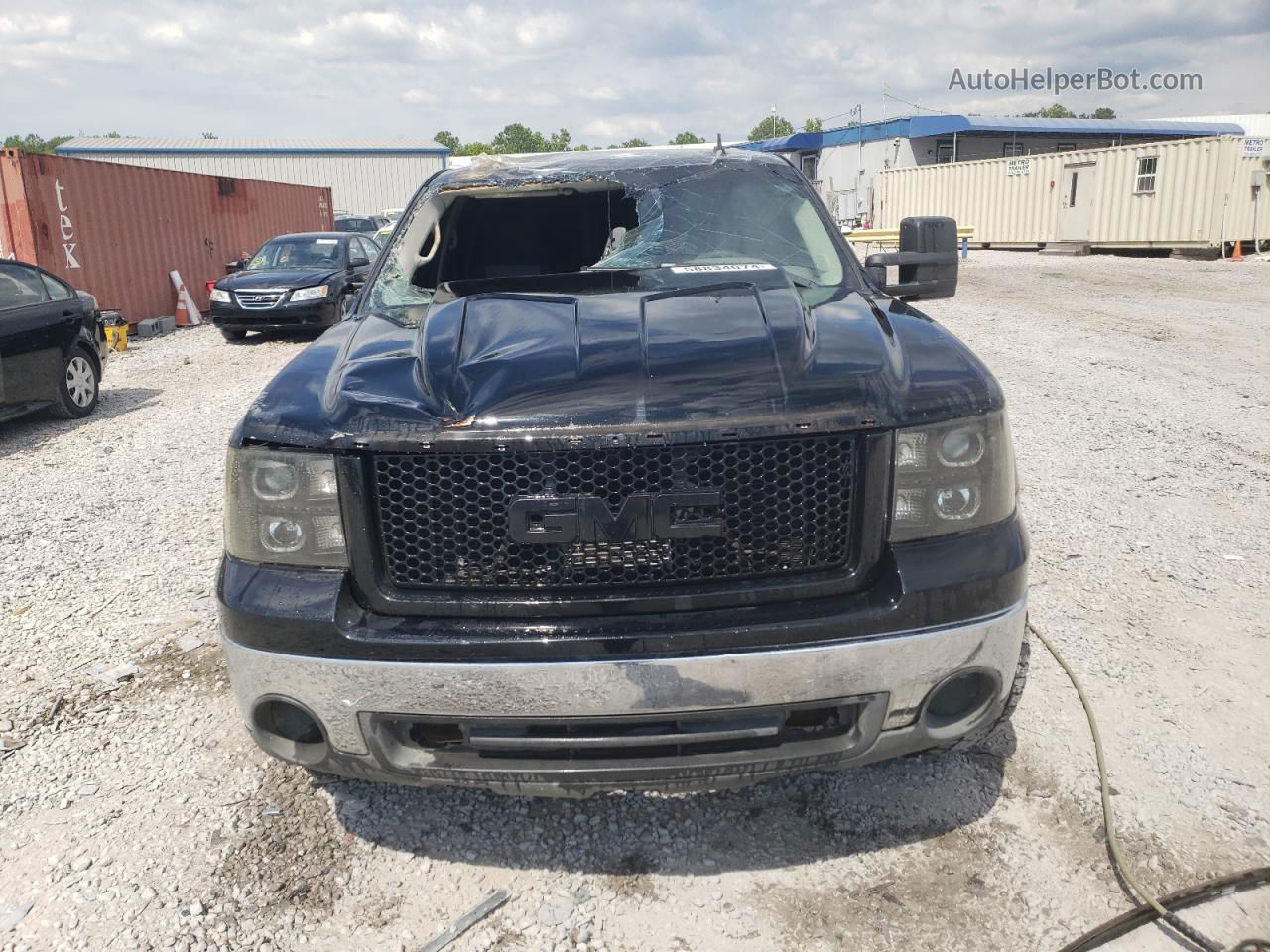 2008 Gmc Sierra K1500 Black vin: 2GTEK13C081240676