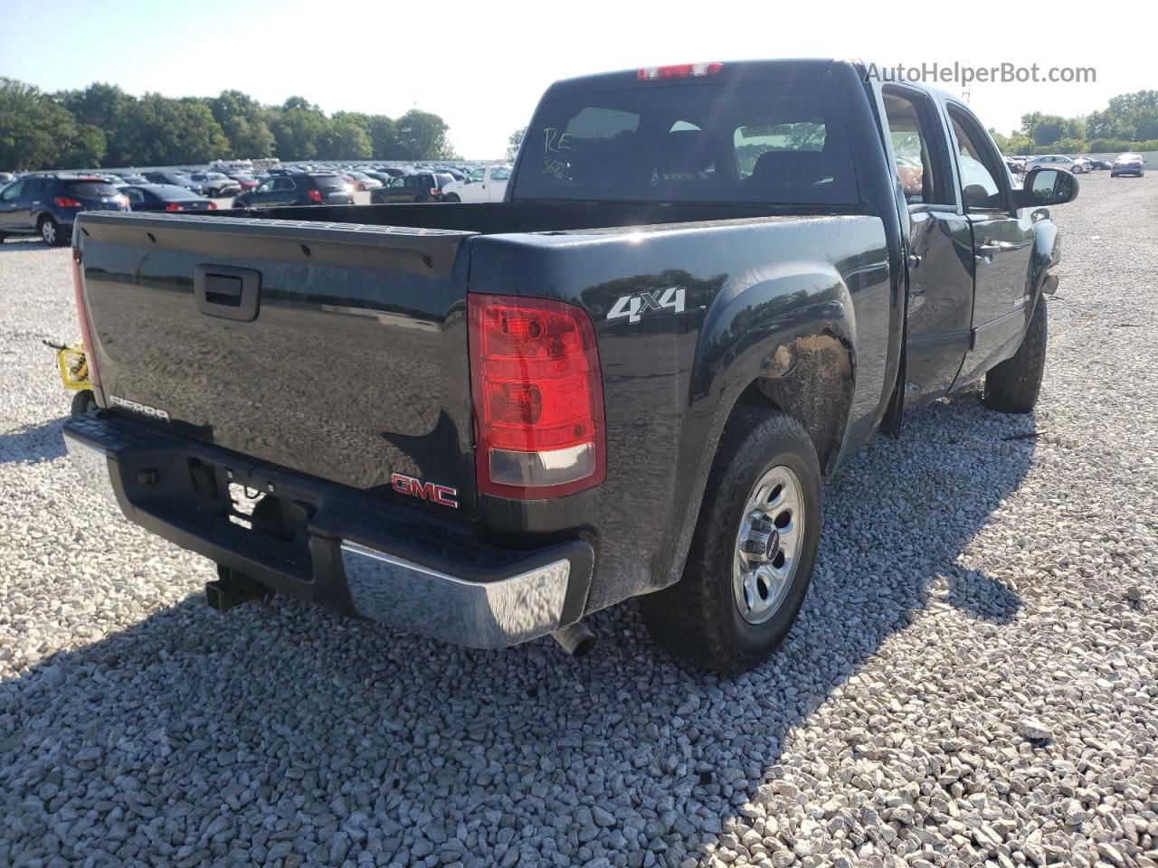 2008 Gmc Sierra K1500 Черный vin: 2GTEK13C381155914