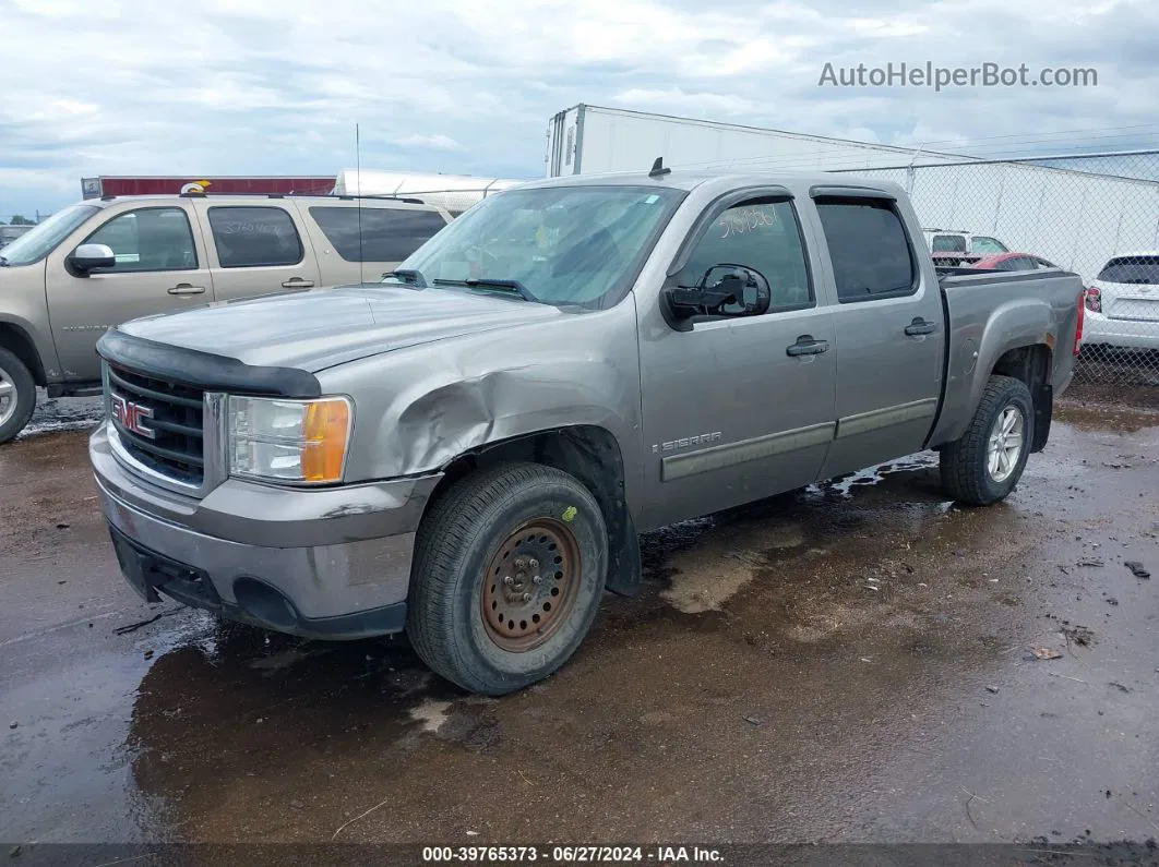 2007 Gmc Sierra 1500 Sle1 Gray vin: 2GTEK13C971551148