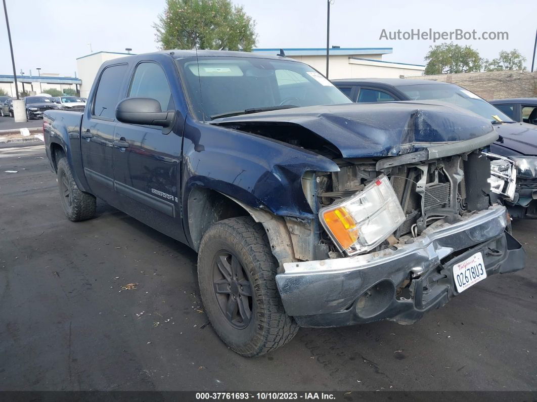 2007 Gmc Sierra 1500 Sle1 Синий vin: 2GTEK13M071713449