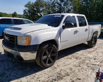 2008 Gmc Sierra K1500 White vin: 2GTEK13M081163428