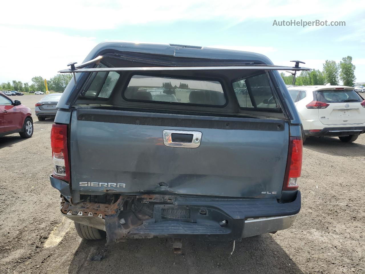 2008 Gmc Sierra K1500 Blue vin: 2GTEK13M281139339