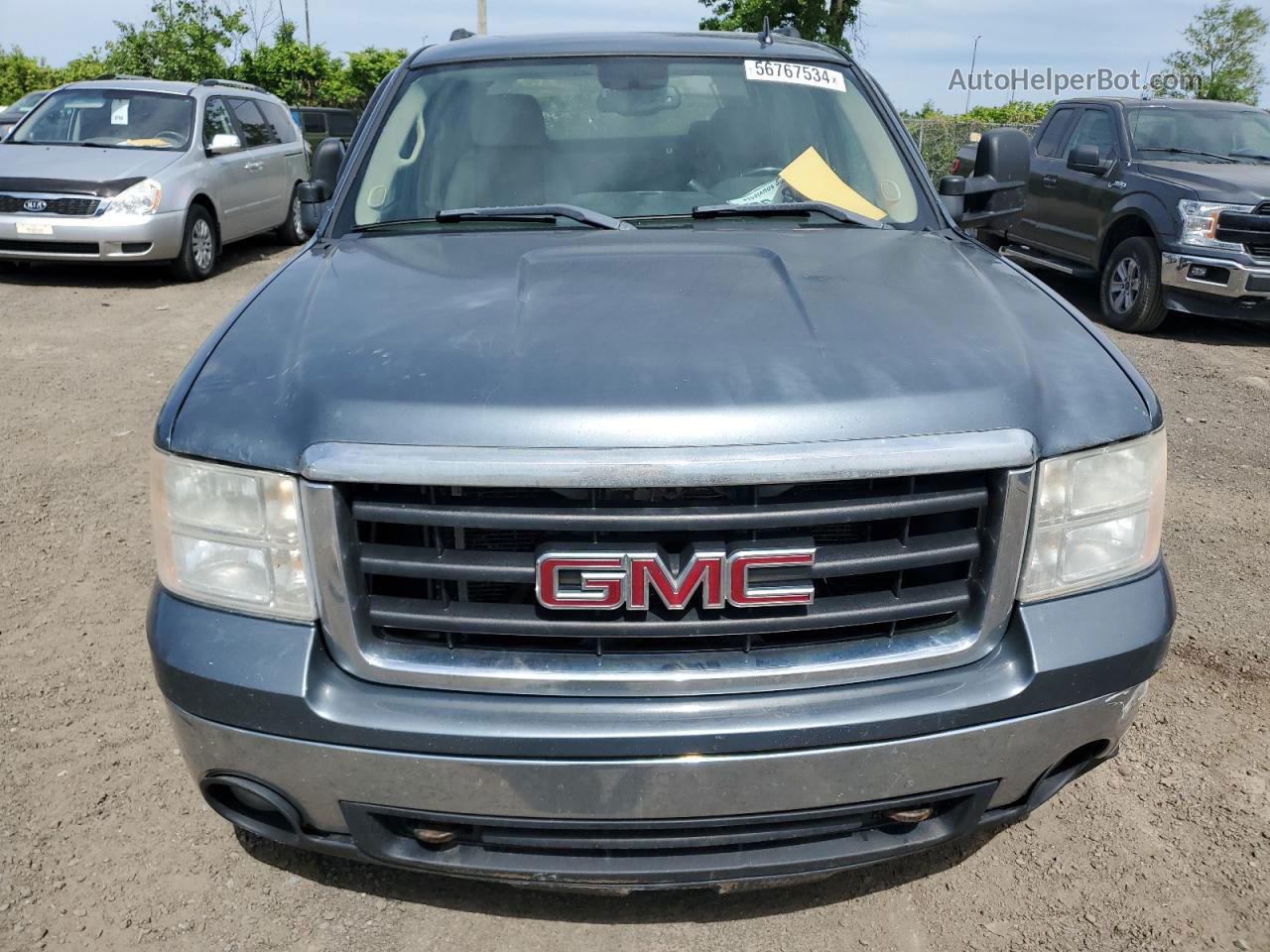 2008 Gmc Sierra K1500 Blue vin: 2GTEK13M281139339