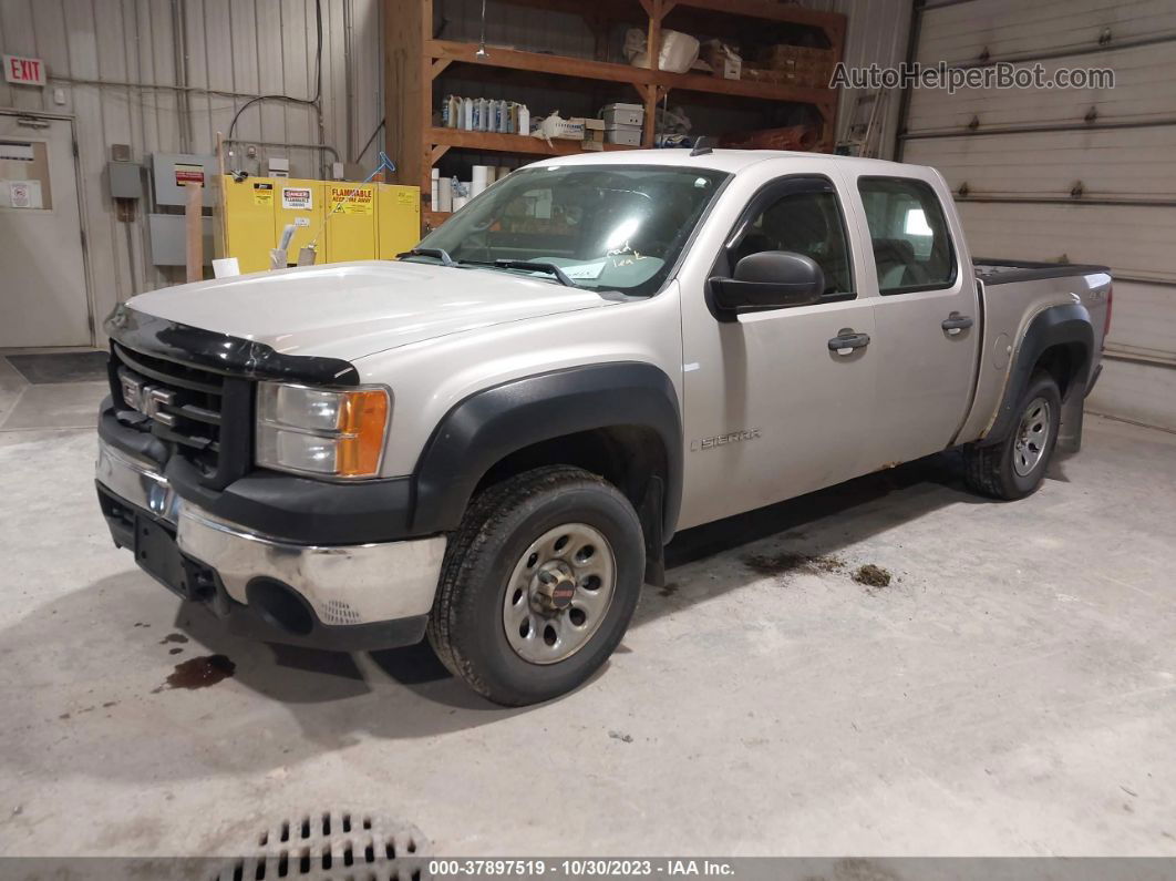 2008 Gmc Sierra 1500 Work Truck Silver vin: 2GTEK13M381113915