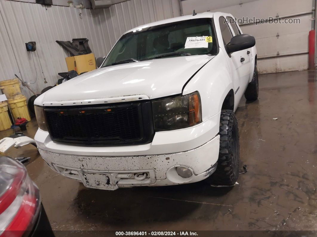 2007 Gmc Sierra 1500 Sle1 Белый vin: 2GTEK13M471562812