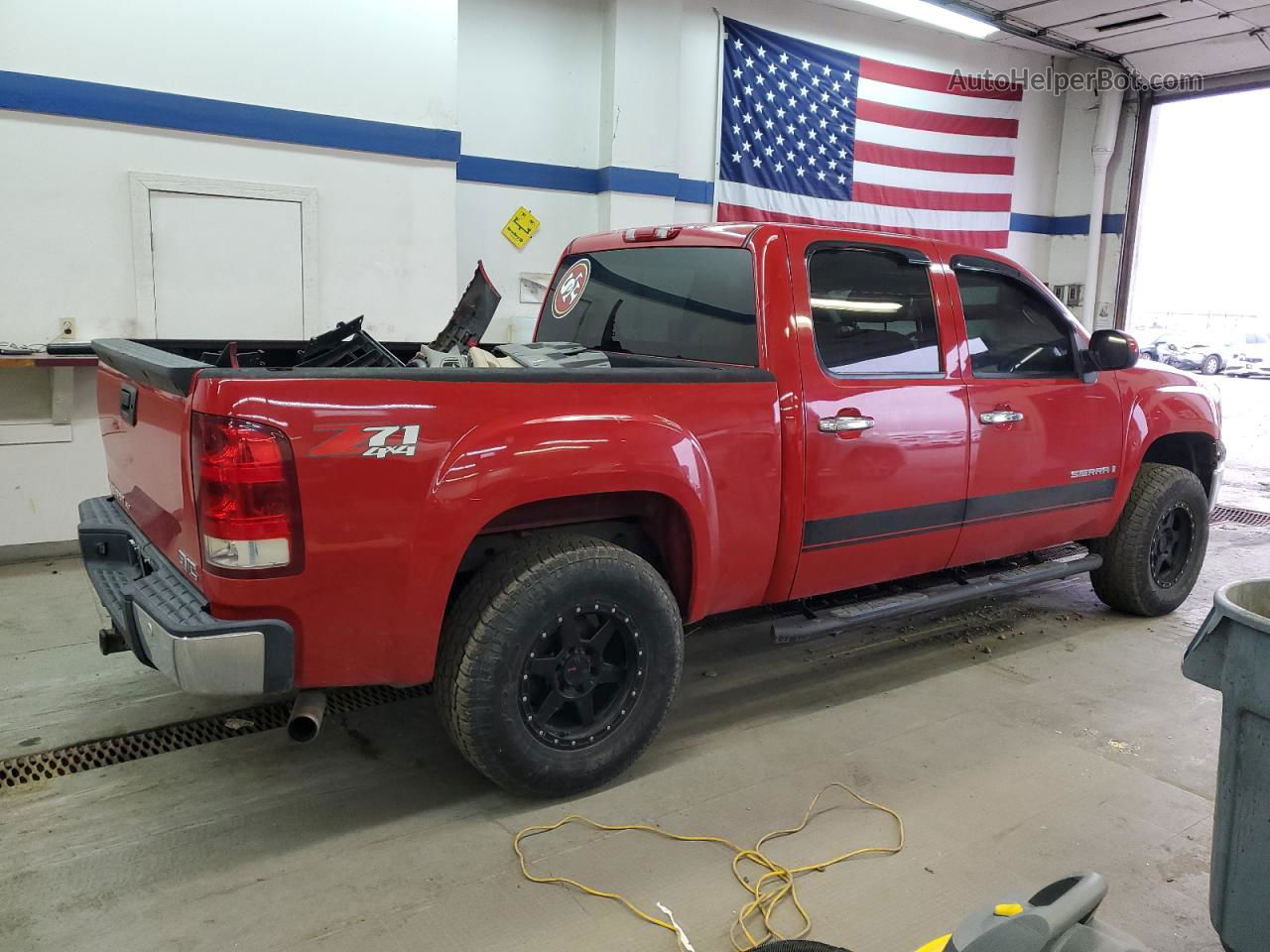 2008 Gmc Sierra K1500 Red vin: 2GTEK13M581131302