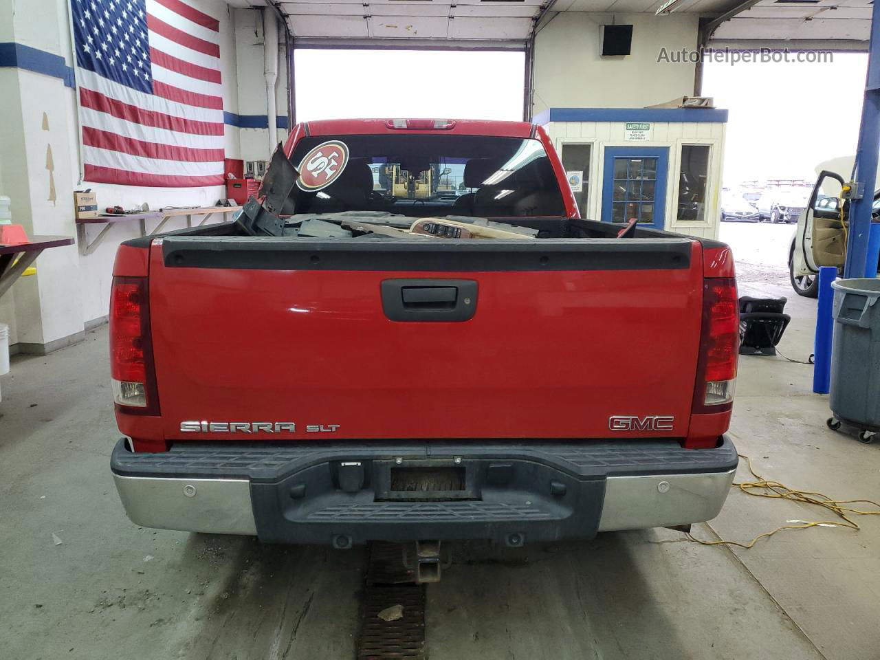 2008 Gmc Sierra K1500 Red vin: 2GTEK13M581131302