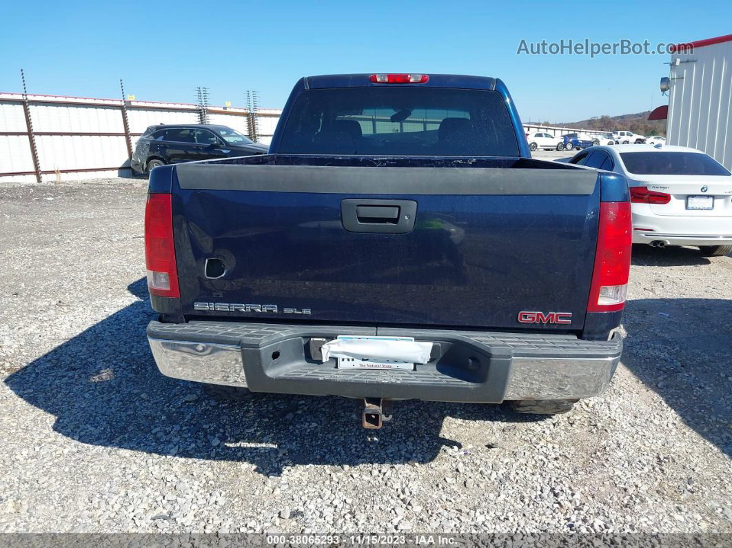 2008 Gmc Sierra 1500 Sle1 Blue vin: 2GTEK13M581219136