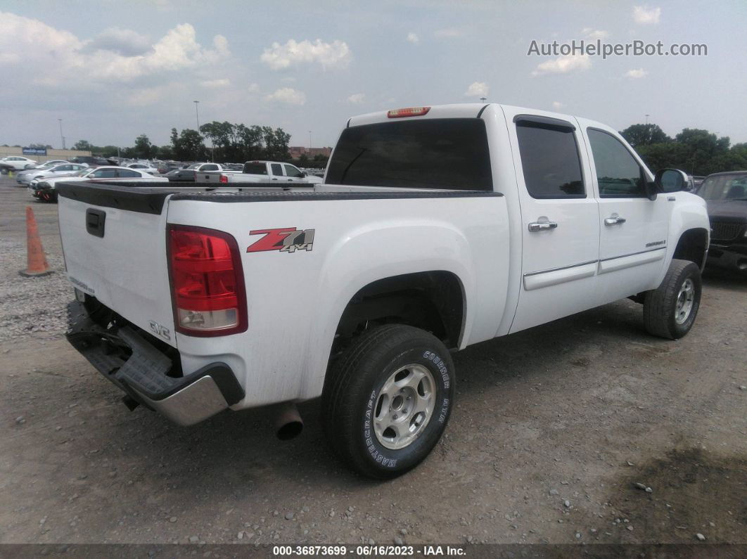 2008 Gmc Sierra 1500 Slt White vin: 2GTEK13M581233571