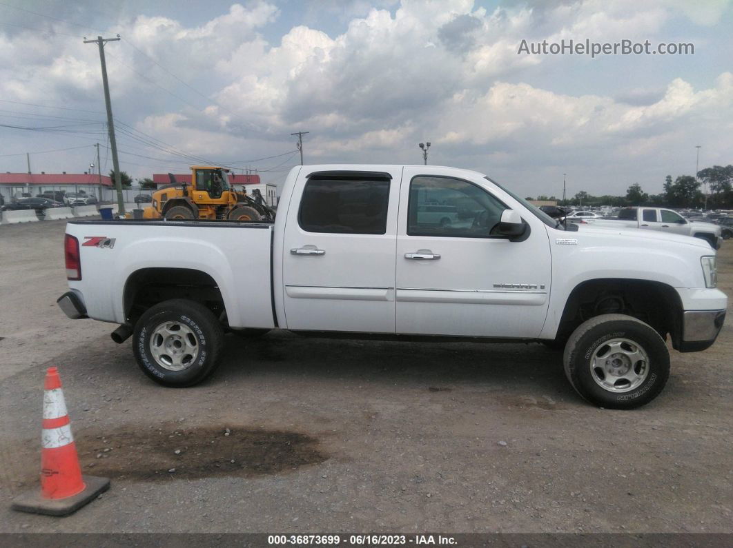 2008 Gmc Sierra 1500 Slt White vin: 2GTEK13M581233571