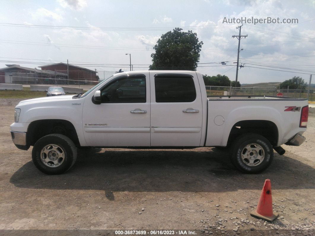 2008 Gmc Sierra 1500 Slt White vin: 2GTEK13M581233571