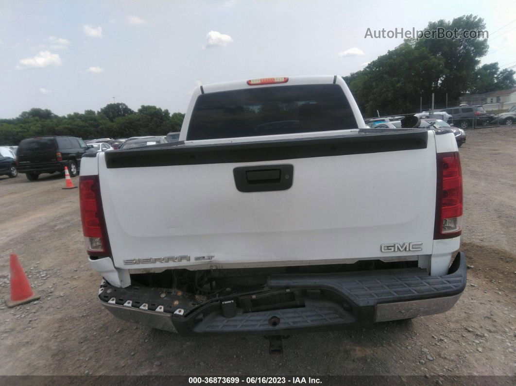 2008 Gmc Sierra 1500 Slt White vin: 2GTEK13M581233571