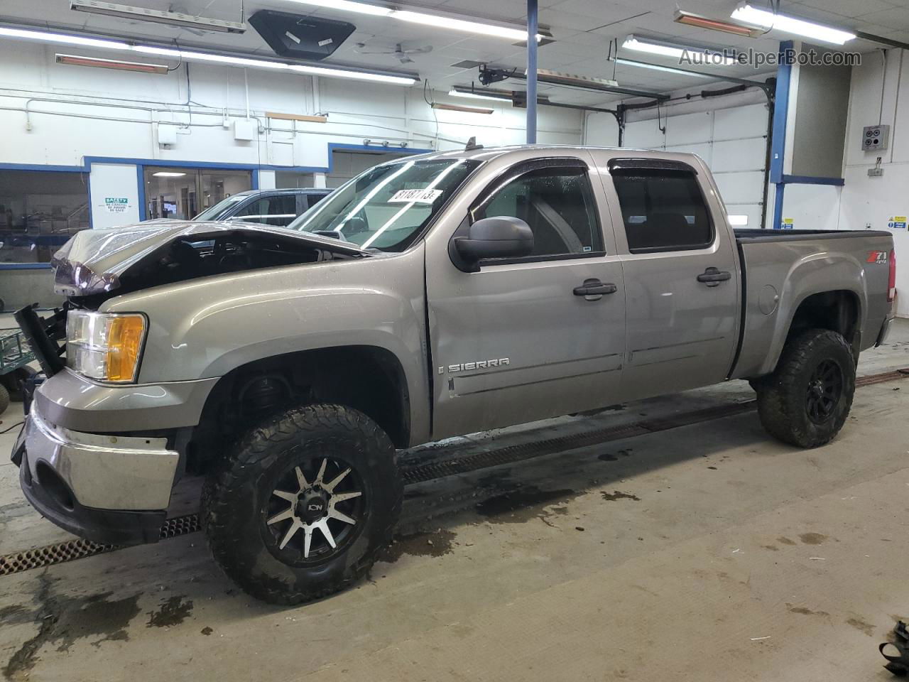 2008 Gmc Sierra K1500 Gray vin: 2GTEK13M581236762