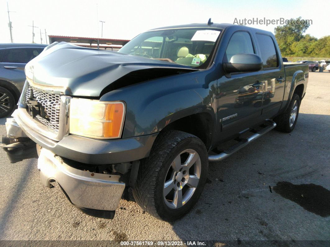 2007 Gmc Sierra 1500 Slt Blue vin: 2GTEK13M771507710